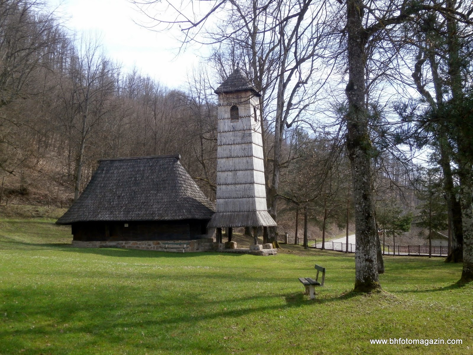 Selo Jelićka - Crkva brvnara
